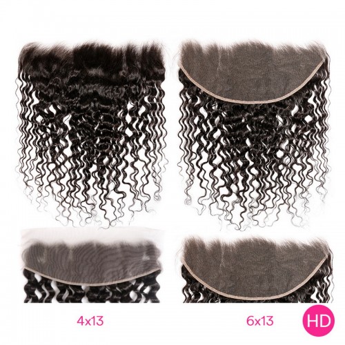 Virgin Hair Water Wave 13x4 13x6 HD Lace Frontal | Human Hair Wig | Lace Front